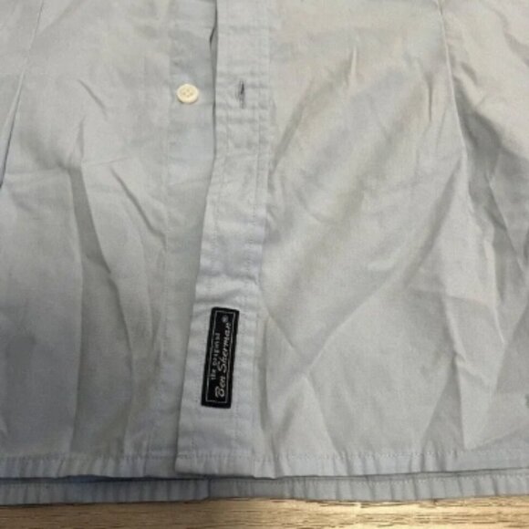 Ben Sherman Button Down Shirt Short Sleeve Light Blue XL Mens Vtg Punk Oi! GBh‎ - Picture 2 of 8